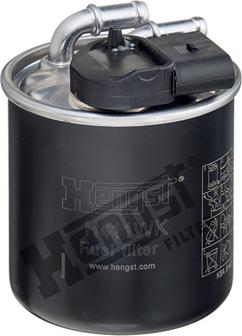 Hengst Filter H411WK - Fuel filter www.parts5.com
