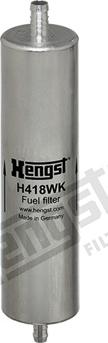 Hengst Filter H418WK - Fuel filter www.parts5.com