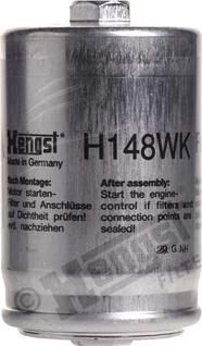 Hengst Filter H148WK - Fuel filter www.parts5.com