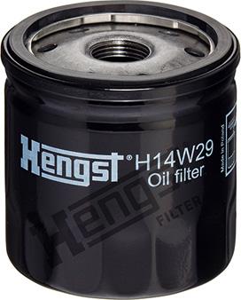 Hengst Filter H14W29 - Oil Filter www.parts5.com