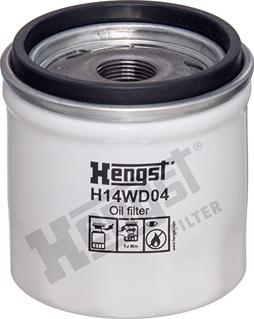 Hengst Filter H14WD04 - Hydraulic Filter, automatic transmission www.parts5.com