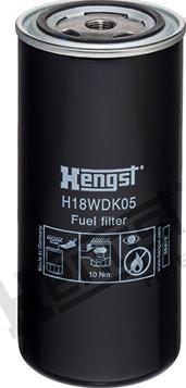 Hengst Filter H18WDK05 - Polttoainesuodatin www.parts5.com