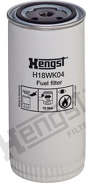 Hengst Filter H18WK04 - Polttoainesuodatin www.parts5.com