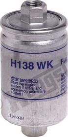 Hengst Filter H138WK - Fuel filter www.parts5.com