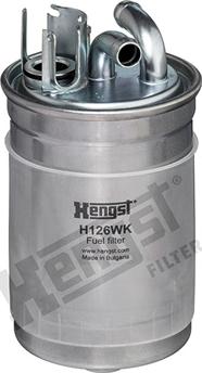Hengst Filter H126WK - Fuel filter www.parts5.com