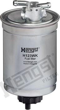 Hengst Filter H123WK - Fuel filter www.parts5.com