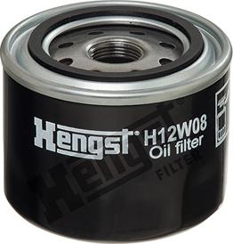 Hengst Filter H12W08 - Oil Filter www.parts5.com