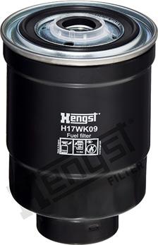 Hengst Filter H17WK09 - Fuel filter www.parts5.com