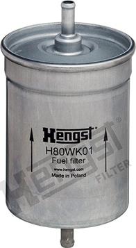 Hengst Filter H80WK01 - Fuel filter www.parts5.com