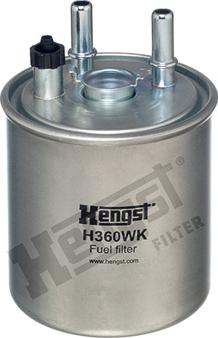 Hengst Filter H360WK - Fuel filter www.parts5.com