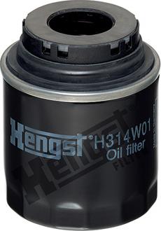 Hengst Filter H314W01 - Масляный фильтр www.parts5.com