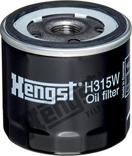 Hengst Filter H315W - Oil Filter www.parts5.com