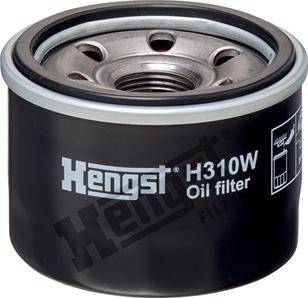 Hengst Filter H310W - Масляный фильтр www.parts5.com
