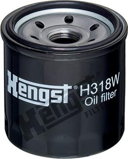 Hengst Filter H318W - Oil Filter www.parts5.com