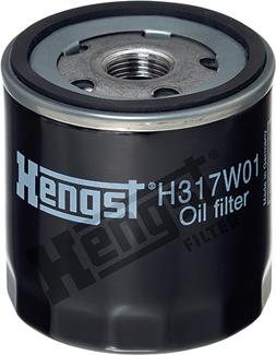 Hengst Filter H317W01 - Oil Filter www.parts5.com