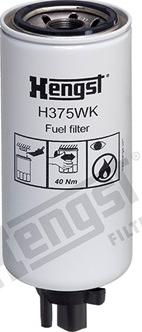 Hengst Filter H375WK - Fuel filter www.parts5.com