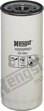 Hengst Filter H200WN01 - Oil Filter www.parts5.com