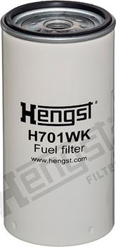 Hengst Filter H701WK - Fuel filter www.parts5.com
