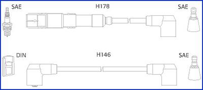 HITACHI 134756 - Komplet kablova za paljenje www.parts5.com