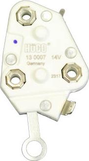 Hitachi 130007 - Voltage regulator, alternator www.parts5.com