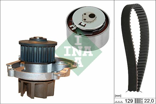 INA 530 0462 30 - Water Pump & Timing Belt Set www.parts5.com