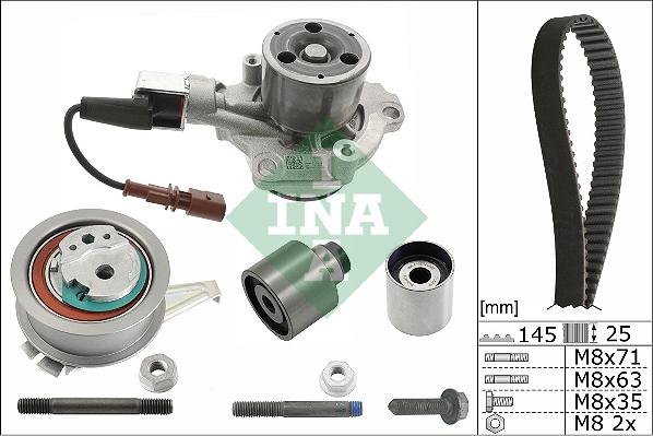 INA 530 0699 30 - Water Pump & Timing Belt Set www.parts5.com