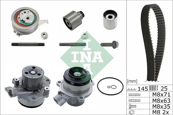 INA 530 0650 32 - Water Pump & Timing Belt Set www.parts5.com