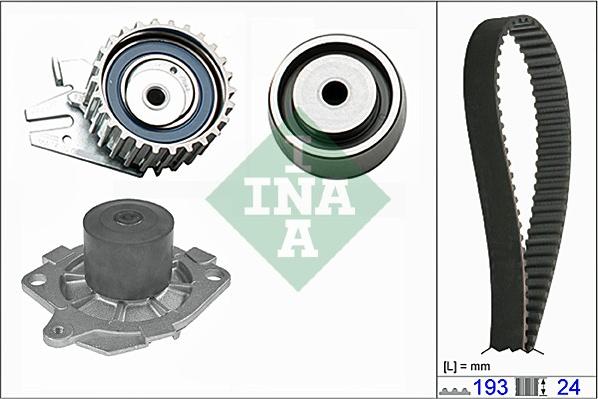 INA 530 0621 30 - Water Pump & Timing Belt Set www.parts5.com