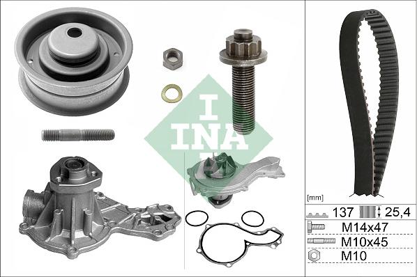 INA 530000330 - Water Pump & Timing Belt Set www.parts5.com