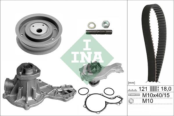 INA 530 0162 30 - Water Pump & Timing Belt Set www.parts5.com