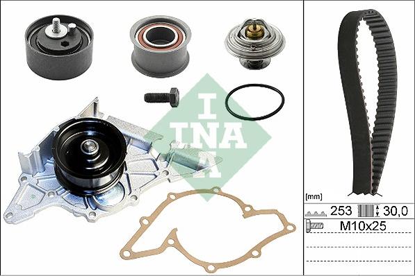 INA 530 0178 30 - Water Pump & Timing Belt Set www.parts5.com