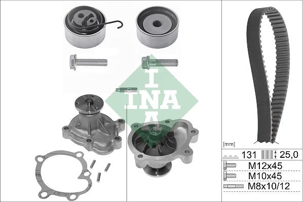 INA 530033830 - Water Pump & Timing Belt Set www.parts5.com