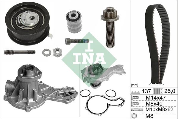 INA 530 0377 30 - Water Pump & Timing Belt Set www.parts5.com