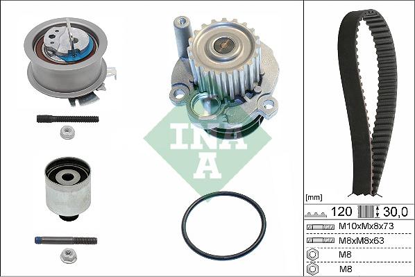 INA 530 0201 32 - Water Pump & Timing Belt Set www.parts5.com