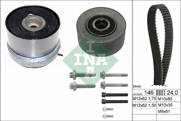 INA 530 0724 10 - Timing Belt Set www.parts5.com