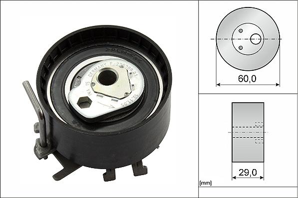 INA 531 0404 10 - Tensioner Pulley, timing belt www.parts5.com