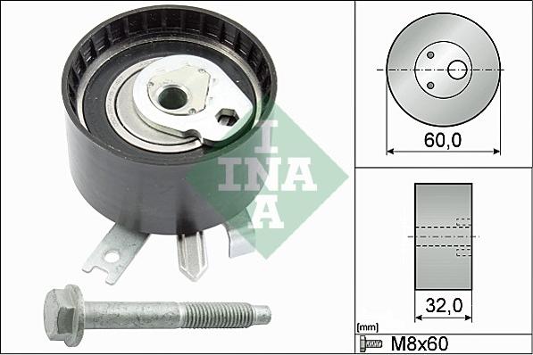 INA 531 0547 10 - Tensioner Pulley, timing belt www.parts5.com