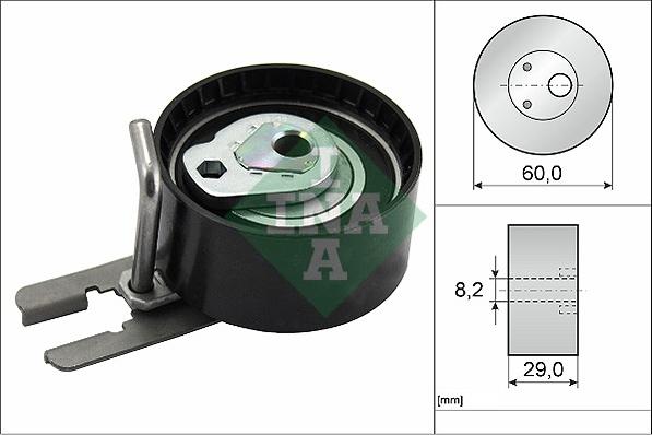INA 531 0555 10 - Tensioner Pulley, timing belt www.parts5.com