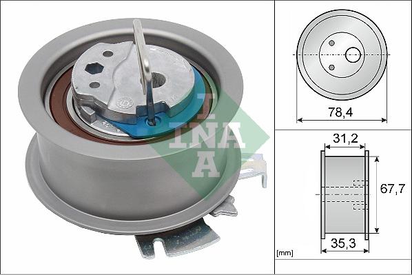 INA 531 0565 30 - Tensioner Pulley, timing belt www.parts5.com