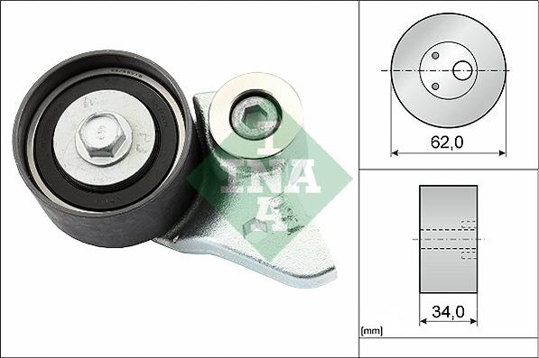 INA 531 0502 20 - Tensioner Pulley, timing belt www.parts5.com