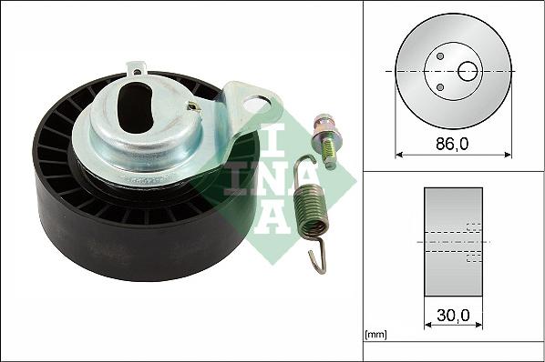 INA 531 0657 20 - Tensioner Pulley, timing belt www.parts5.com