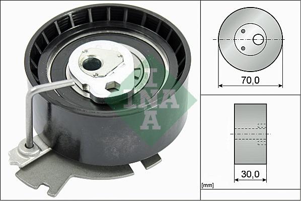 INA 531 0632 10 - Tensioner Pulley, timing belt www.parts5.com