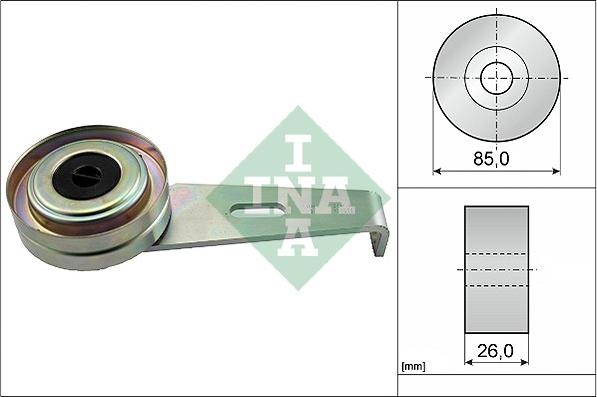 INA 531 0097 10 - Deflection / Guide Pulley, v-ribbed belt www.parts5.com