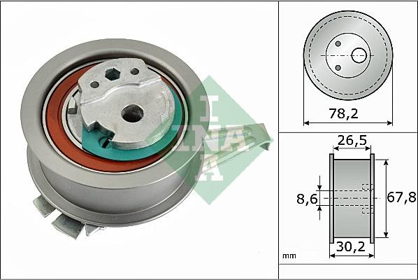 INA 531 0894 10 - Tensioner Pulley, timing belt www.parts5.com