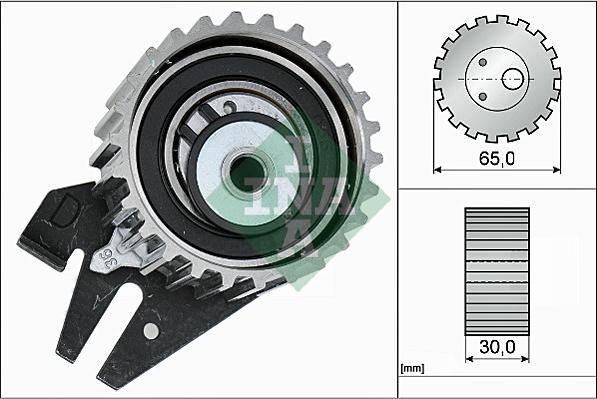 INA 531 0844 10 - Tensioner Pulley, timing belt www.parts5.com