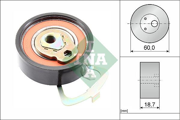 INA 531 0339 10 - Tensioner Pulley, timing belt www.parts5.com