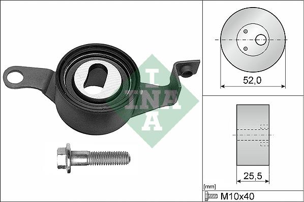 INA 531 0225 10 - Tensioner Pulley, timing belt www.parts5.com