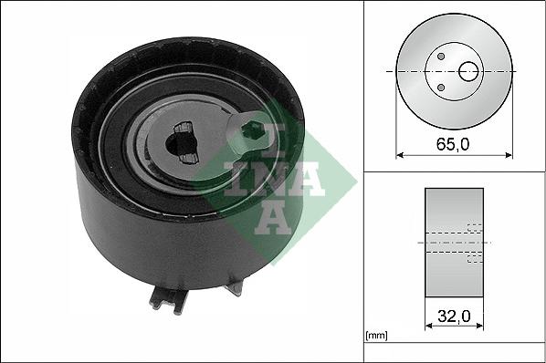 INA 531 0710 10 - Tensioner Pulley, timing belt www.parts5.com