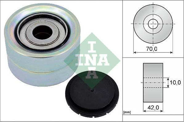 INA 532 0412 10 - Deflection / Guide Pulley, v-ribbed belt www.parts5.com