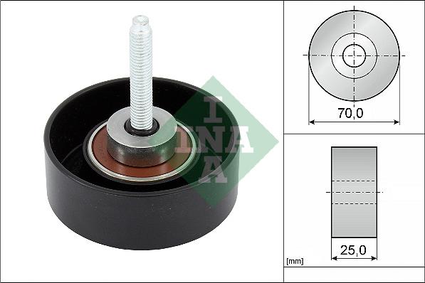 INA 532 0541 10 - Deflection / Guide Pulley, v-ribbed belt www.parts5.com